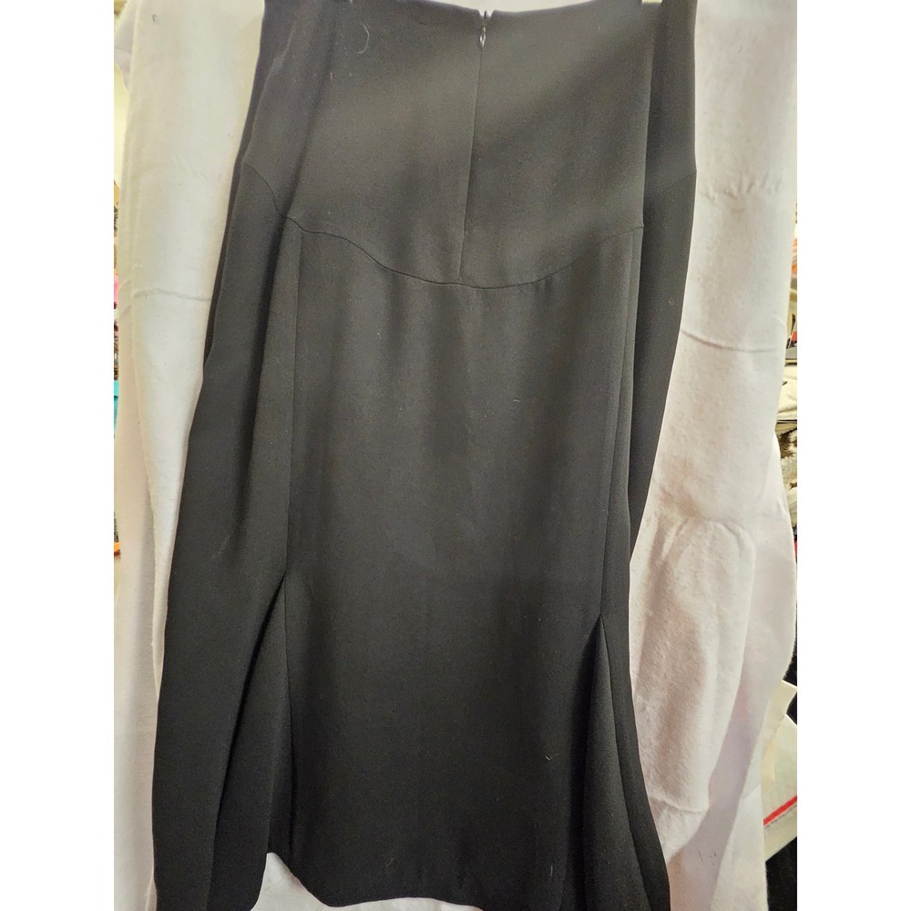 Vintage Harve Benard Black Midi Skirt 14 Benard Holtzman Pleated Career Wear